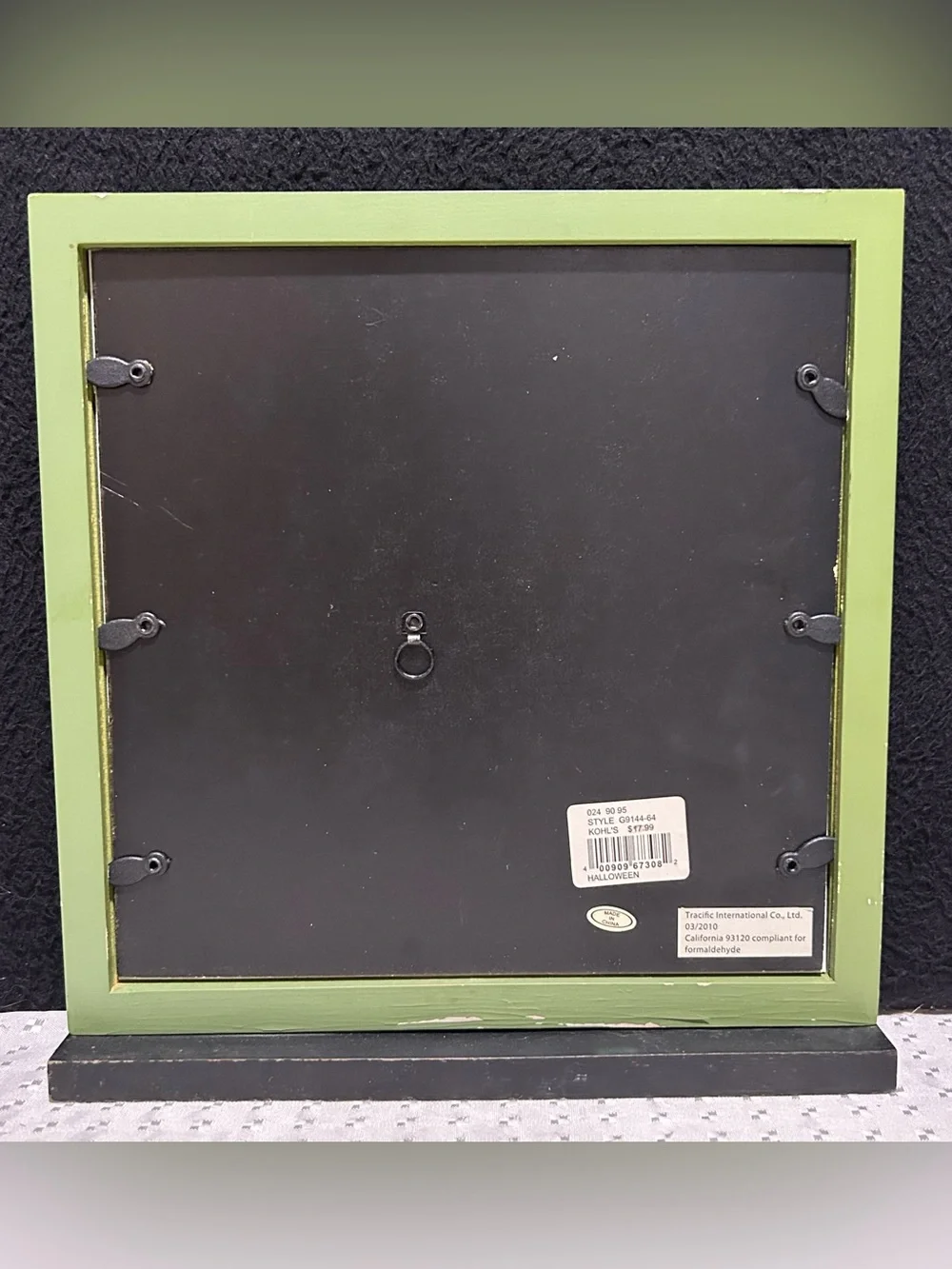 My Little Monster Table Top Happy Halloween Picture Frame 9x7.5x2 “